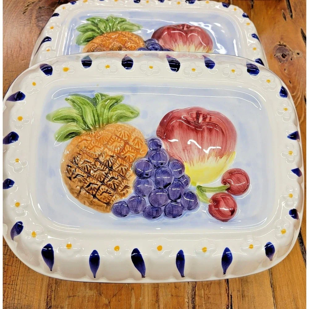 Vintage 1980 Sigma Taste Setter‎ Ceramic Mold Kitchen Wall Hanging Decor Fruit